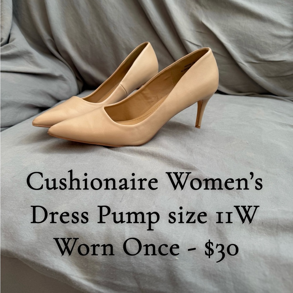 Cushionaire Women's Classic Tan Heels
